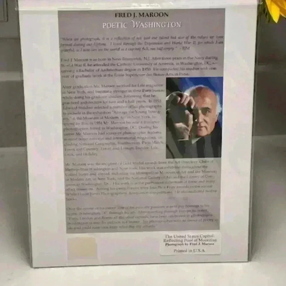 Three (3) Photographs of Nation's Capitol by Legendary Photographer Fred Maroon - Picture 6 of 6